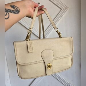 Vintage Coach Bone Twin Clutch 9380🦴🦴 HTF